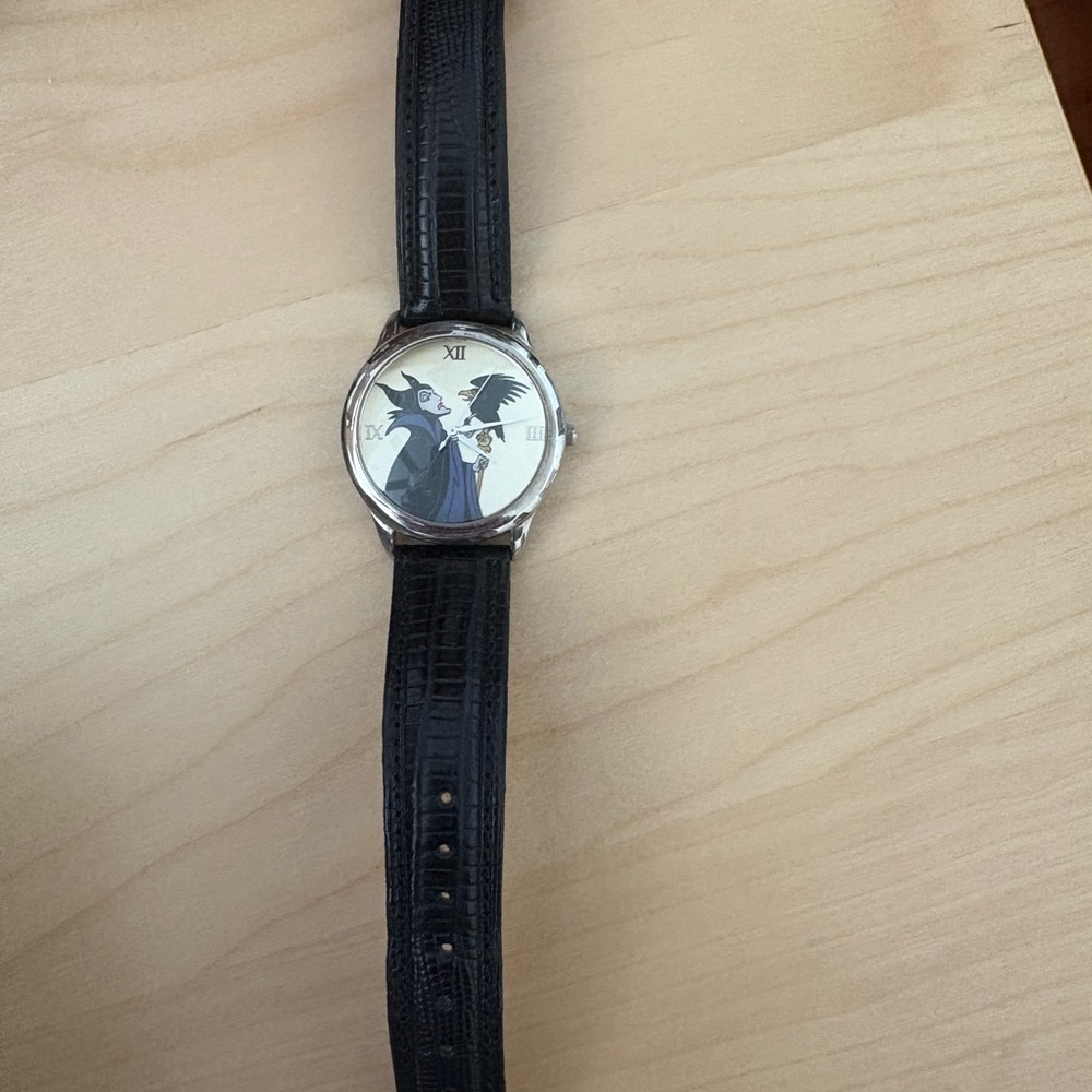 Disney Black and Silver Women's Watch
